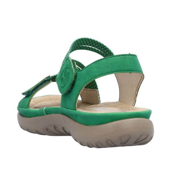 Rieker Women's sandals | Style 64870 Athletic Sandal - Green | Free Delivery