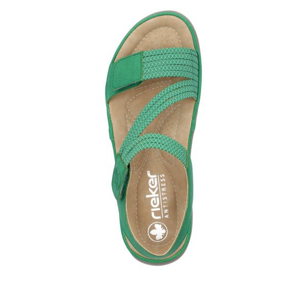 Rieker Women's sandals | Style 64870 Athletic Sandal - Green | Free Delivery