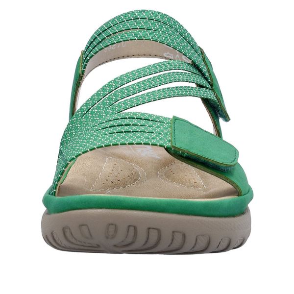 Rieker Women's sandals | Style 64870 Athletic Sandal - Green | Free Delivery