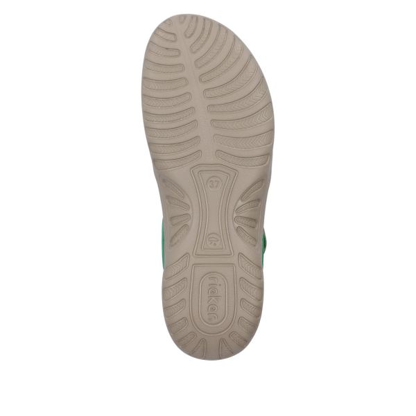 Rieker Women's sandals | Style 64870 Athletic Sandal - Green | Free Delivery