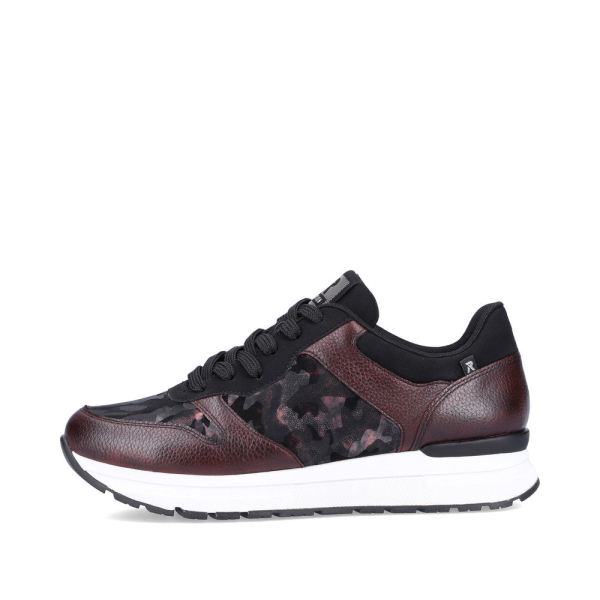 Rieker EVOLUTION Leather Women's shoes| 40804 - Red Combination | Free Delivery