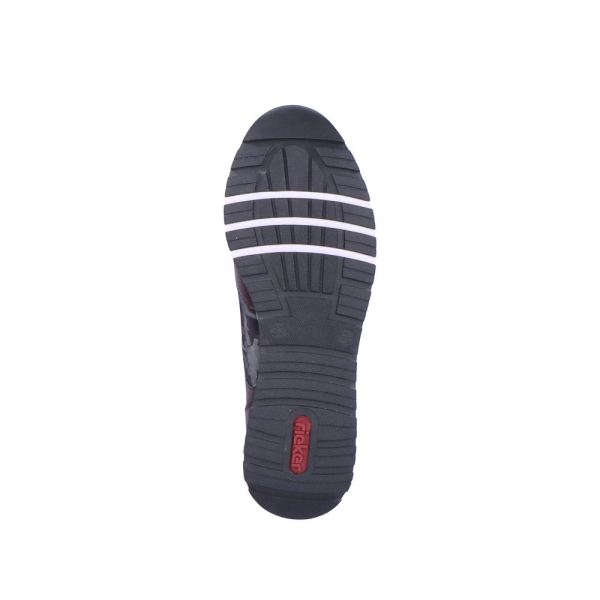 Rieker EVOLUTION Leather Women's shoes| 40804 - Red Combination | Free Delivery