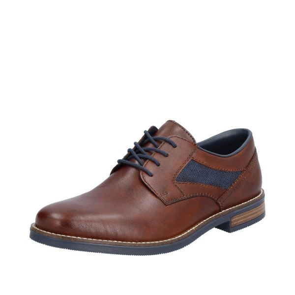 Rieker Men's shoes | Style 13522 Dress Lace-up - Brown | Free Delivery