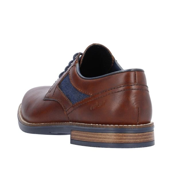 Rieker Men's shoes | Style 13522 Dress Lace-up - Brown | Free Delivery