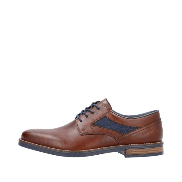 Rieker Men's shoes | Style 13522 Dress Lace-up - Brown | Free Delivery