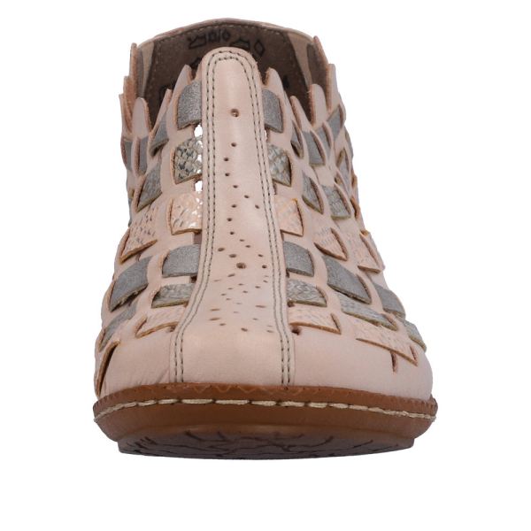 Rieker Women's shoes | Style 46778 Dress Sling-back - Beige Combination | Free Delivery