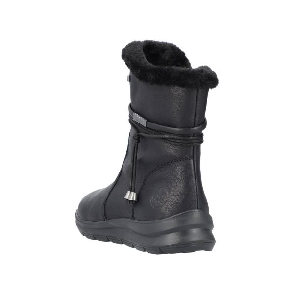 Rieker Synthetic Material Women's short boots| Z0070 Ankle Boots - Black | Free Delivery