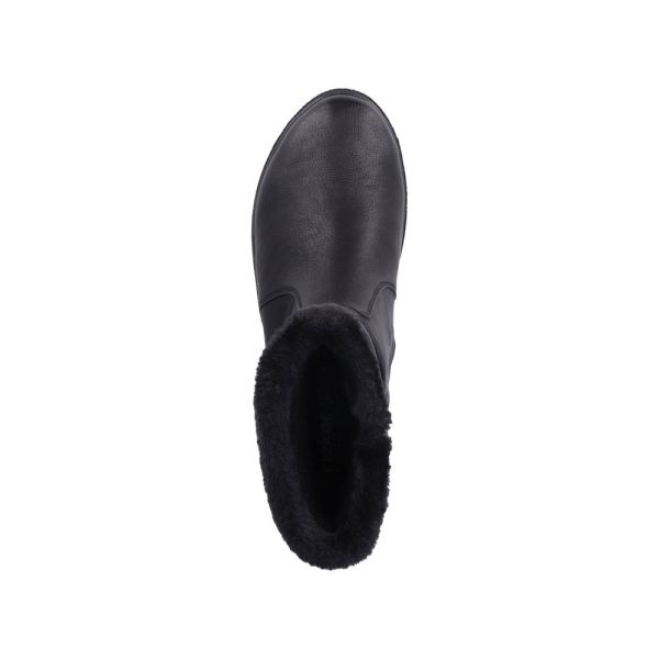Rieker Synthetic Material Women's short boots| Z0070 Ankle Boots - Black | Free Delivery