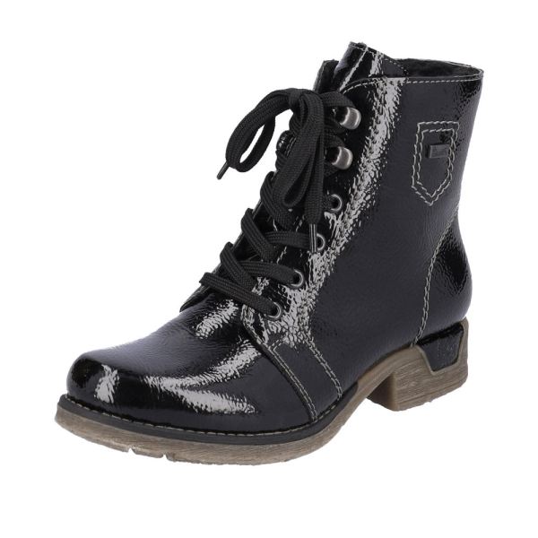 Rieker Synthetic Material Women's short boots| 79601 Ankle Boots - Black | Free Delivery