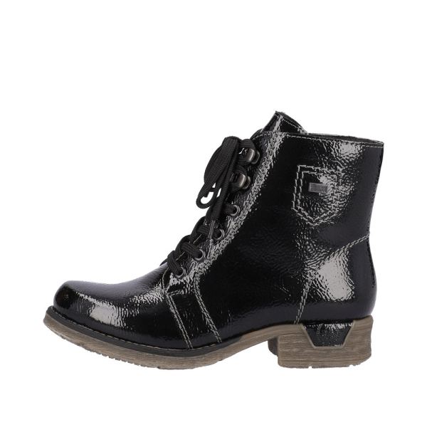 Rieker Synthetic Material Women's short boots| 79601 Ankle Boots - Black | Free Delivery