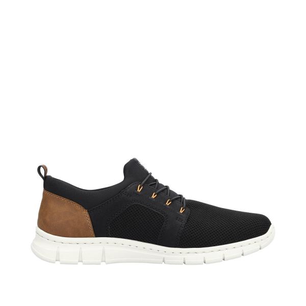 Rieker Men's shoes | Style B7796 Athletic Slip-on - Black | Free Delivery