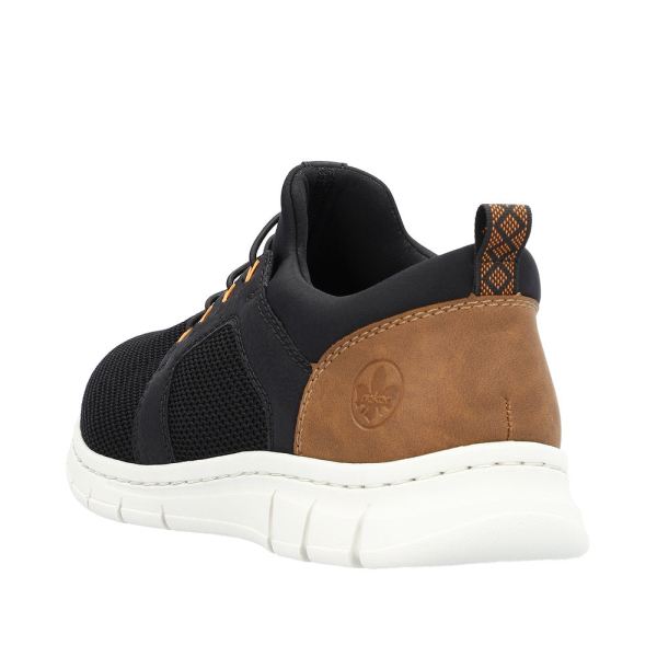 Rieker Men's shoes | Style B7796 Athletic Slip-on - Black | Free Delivery