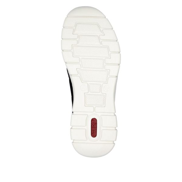Rieker Men's shoes | Style B7796 Athletic Slip-on - Black | Free Delivery