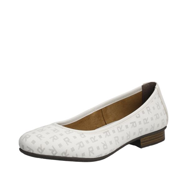 Rieker Women's shoes | Style 51994 Dress Ballerina - White | Free Delivery