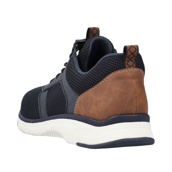 Rieker Men's shoes | Style 19534 Athletic Slip-on - Blue | Free Delivery