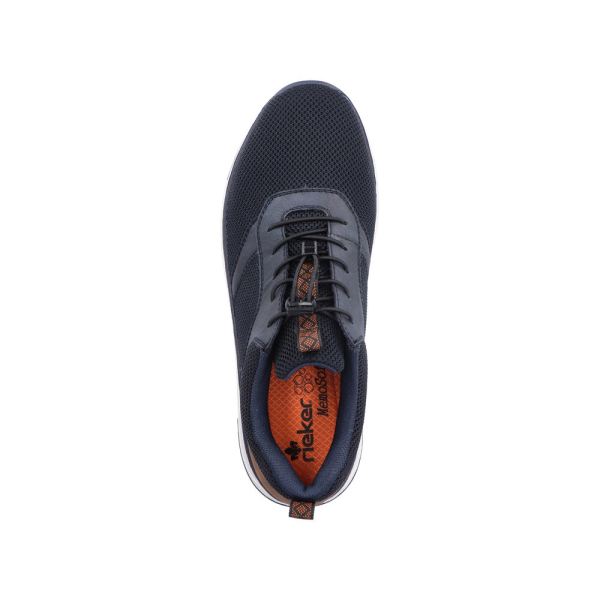 Rieker Men's shoes | Style 19534 Athletic Slip-on - Blue | Free Delivery
