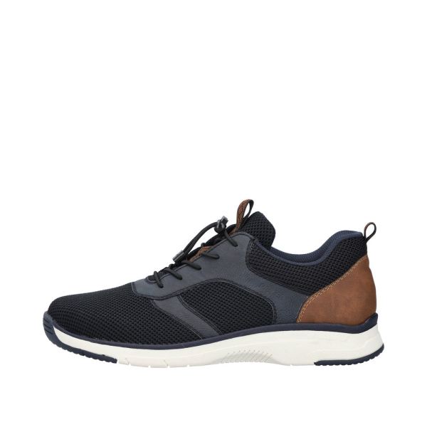 Rieker Men's shoes | Style 19534 Athletic Slip-on - Blue | Free Delivery