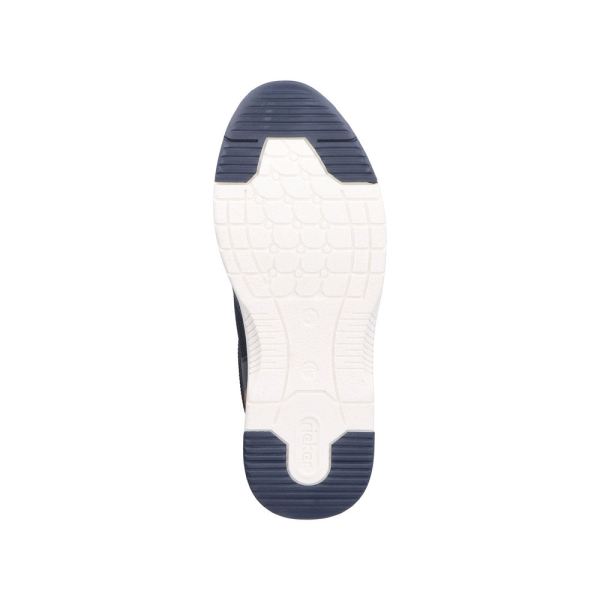 Rieker Men's shoes | Style 19534 Athletic Slip-on - Blue | Free Delivery