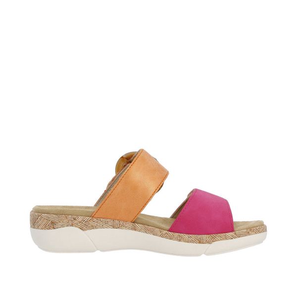 Remonte Women's sandals | Style R6858 Casual Mule - Orange | Free Delivery