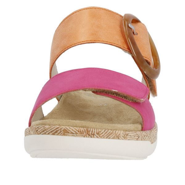 Remonte Women's sandals | Style R6858 Casual Mule - Orange | Free Delivery
