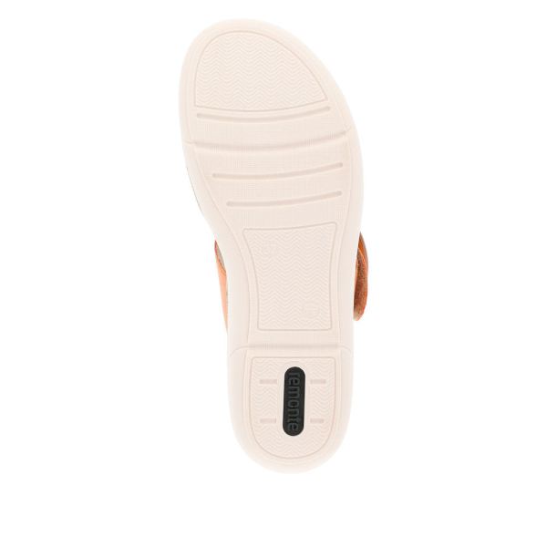 Remonte Women's sandals | Style R6858 Casual Mule - Orange | Free Delivery