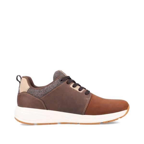 Rieker EVOLUTION Synthetic leather Men's shoes| 07005 - Brown | Free Delivery