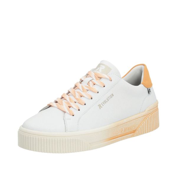 Rieker EVOLUTION Women's shoes | Style W0704 Athletic Lace-up - Orange | Free Delivery
