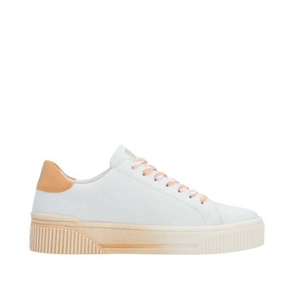 Rieker EVOLUTION Women's shoes | Style W0704 Athletic Lace-up - Orange | Free Delivery