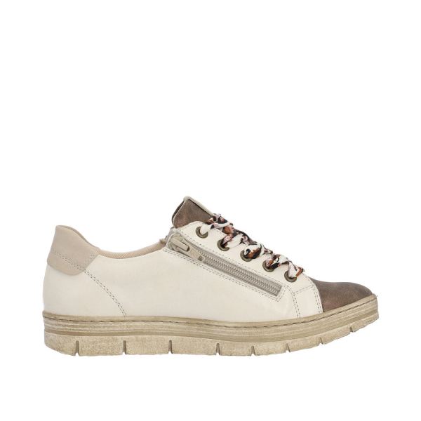 Remonte Leather Women's shoes| D5825 - Beige Combination | Free Delivery