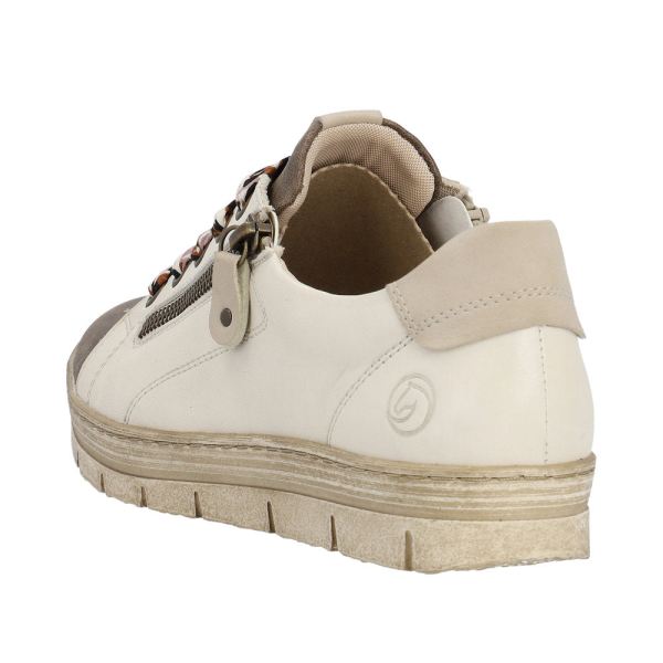 Remonte Leather Women's shoes| D5825 - Beige Combination | Free Delivery