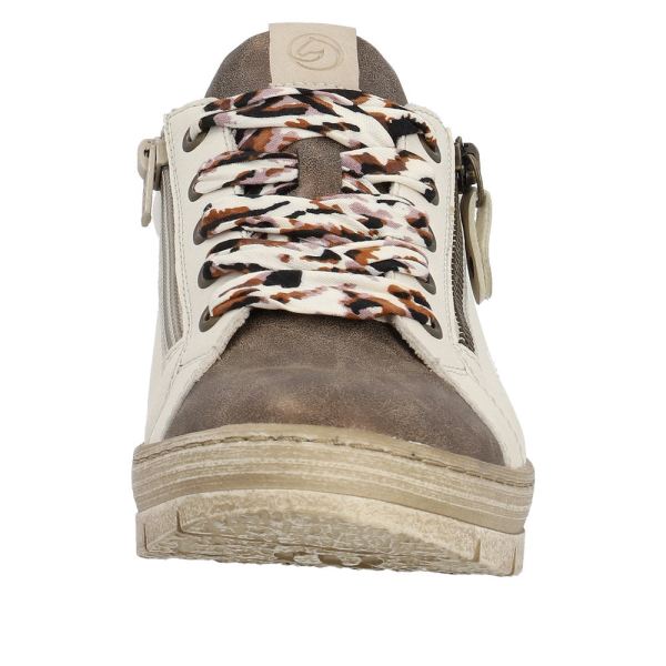 Remonte Leather Women's shoes| D5825 - Beige Combination | Free Delivery