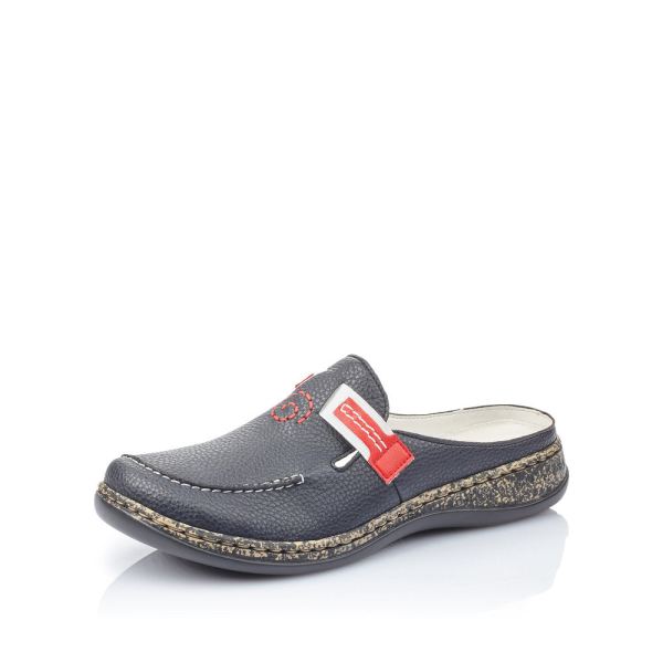 Rieker Women's shoes | Style 46393 Casual Clog - Blue | Free Delivery