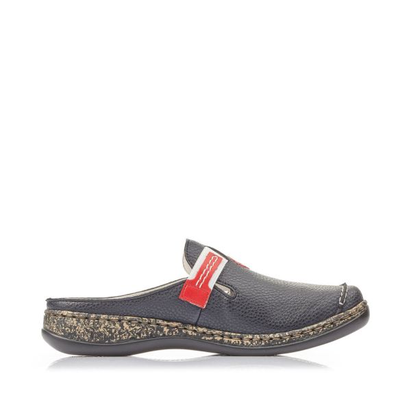Rieker Women's shoes | Style 46393 Casual Clog - Blue | Free Delivery
