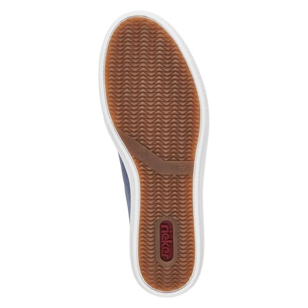 Rieker Women's shoes | Style L59L1 Athletic Lace-up with zip - Blue | Free Delivery