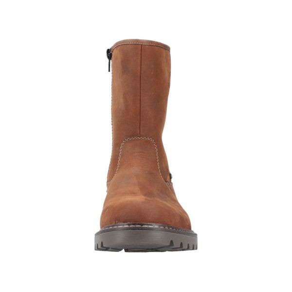 Rieker Leather Men's Boots | 39870-00 Ankle Boots Fiber Grip - Brown | Free Delivery