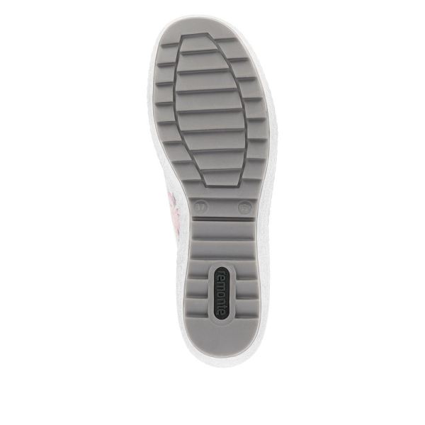 Remonte Women's shoes | Style R1402 Casual Lace-up with zip - White Combination | Free Delivery