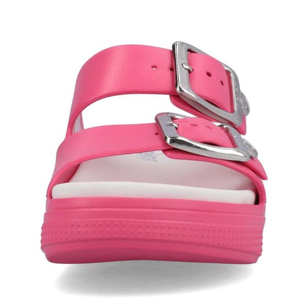 Rieker Women's sandals | Style P2180 Casual Mule - Pink | Free Delivery