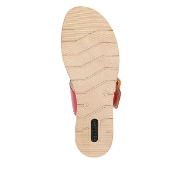 Remonte Women's sandals | Style D3068 Dress Mule - Red | Free Delivery