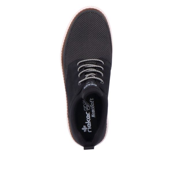Rieker Men's shoes | Style B3354 Athletic Slip-on - Black | Free Delivery