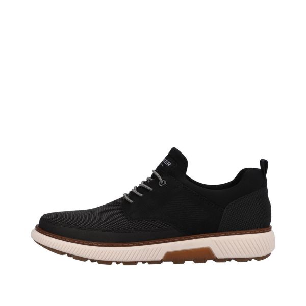 Rieker Men's shoes | Style B3354 Athletic Slip-on - Black | Free Delivery