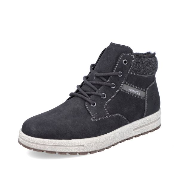 Rieker Synthetic Material Men's Boots | 30741 Ankle Boots - Black | Free Delivery
