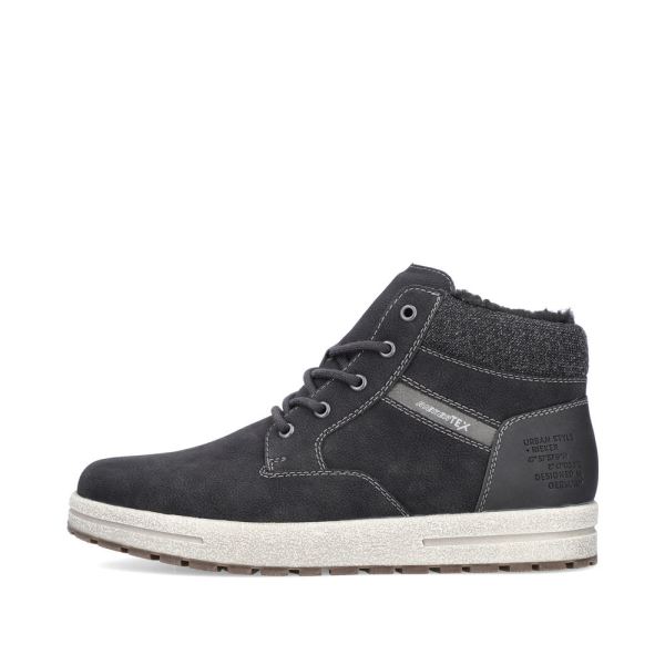Rieker Synthetic Material Men's Boots | 30741 Ankle Boots - Black | Free Delivery