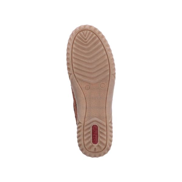Rieker Women's shoes | Style N0967 Casual Slip-on - Brown | Free Delivery