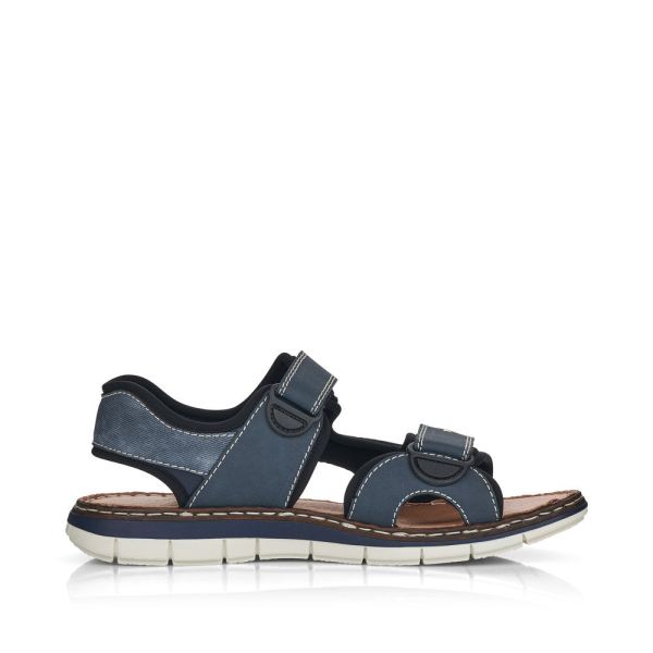 Rieker Men's sandals | Style 25171 Casual Sandal - Blue | Free Delivery