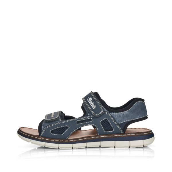 Rieker Men's sandals | Style 25171 Casual Sandal - Blue | Free Delivery