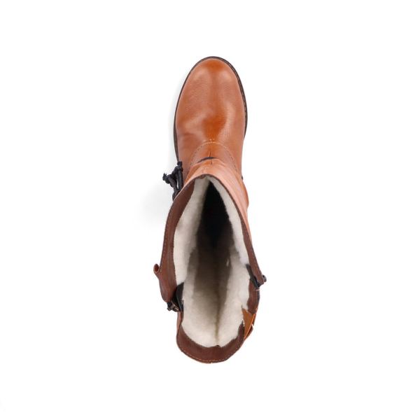 Rieker Synthetic leather Women's Tall Boots| Z4758 Tall Boots - Brown | Free Delivery