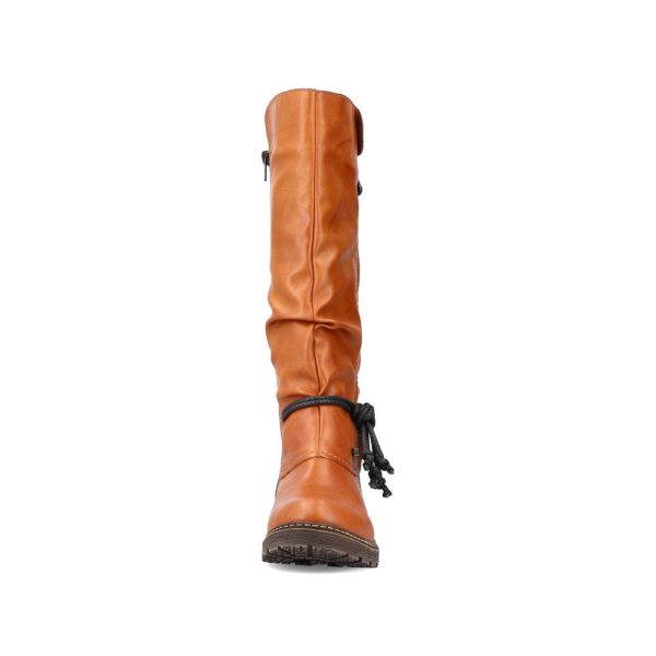 Rieker Synthetic leather Women's Tall Boots| Z4758 Tall Boots - Brown | Free Delivery