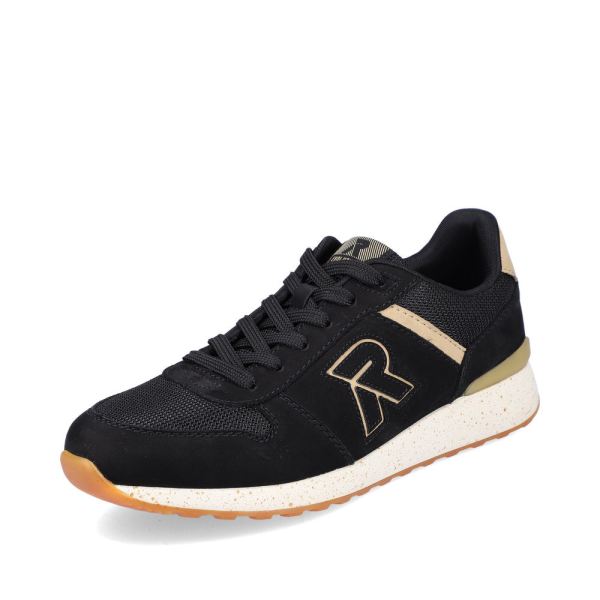 Rieker EVOLUTION Men's shoes | Style 07601 Athletic Lace-up - Black | Free Delivery