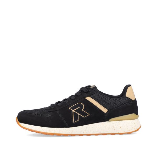 Rieker EVOLUTION Men's shoes | Style 07601 Athletic Lace-up - Black | Free Delivery