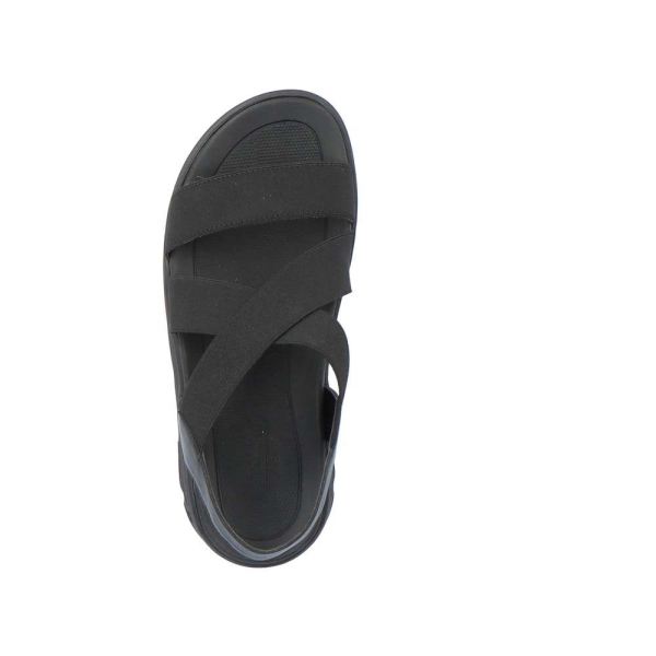 Rieker EVOLUTION Women's sandals | Style V8408 Athletic Sandal - Black | Free Delivery
